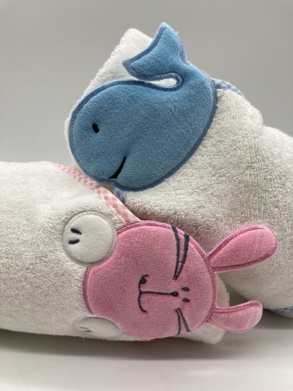 Whale/Bunny Hooded Towel