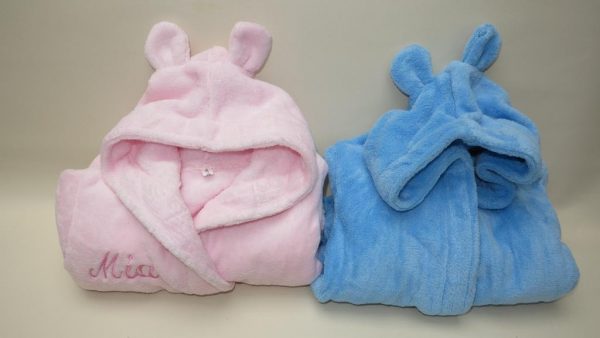 Baby Bow Fleece Robe