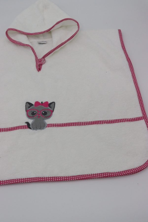 Kids Towelling Poncho - Image 4