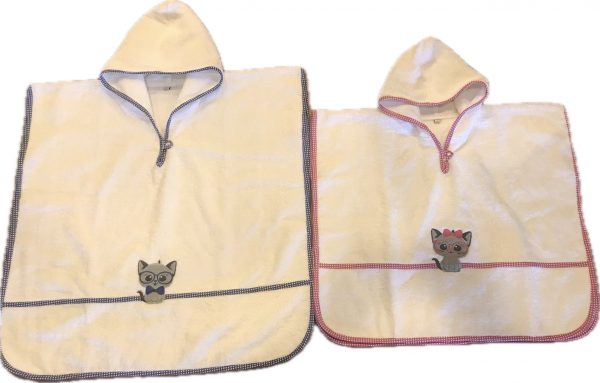 Kids Towelling Poncho